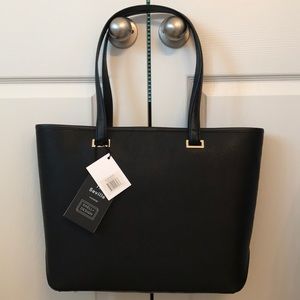 Lo and Sons 13” Black Saffiano Seville